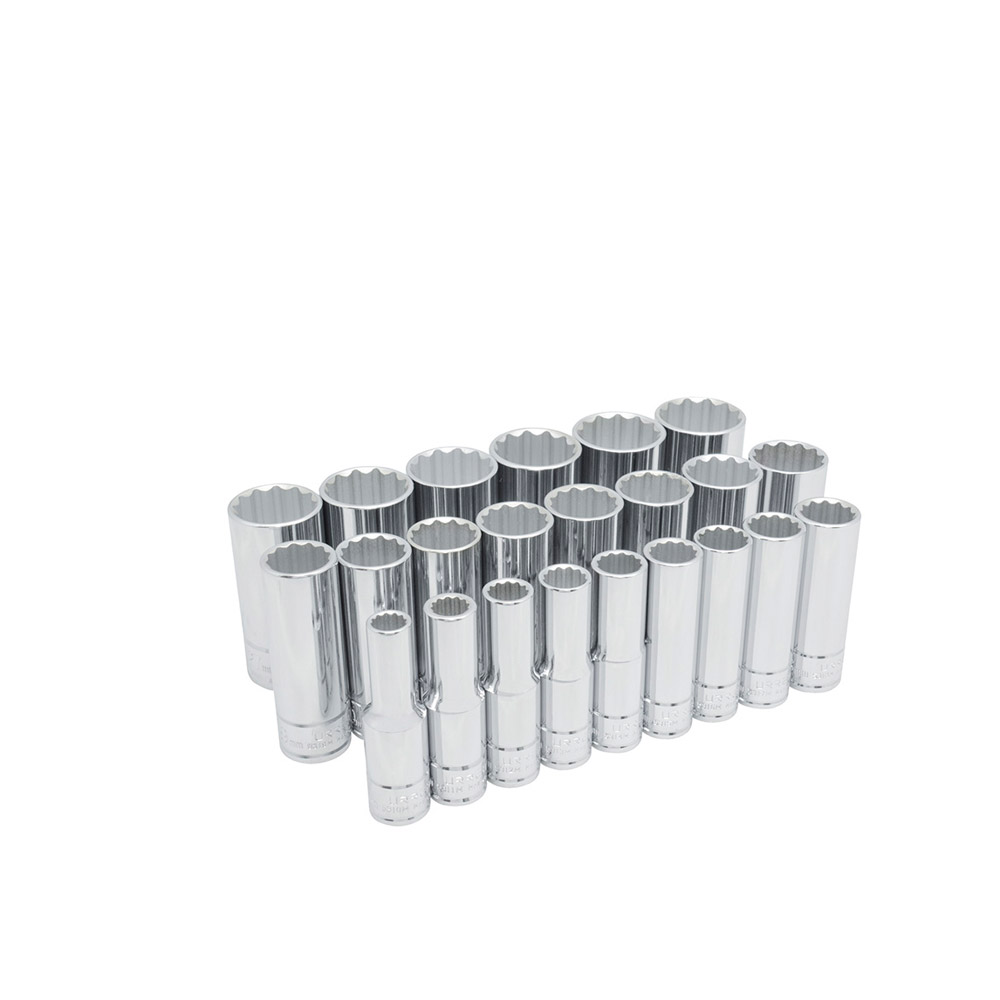 URREA JGO 23PZ DADOS LG 1/2 12PT MM