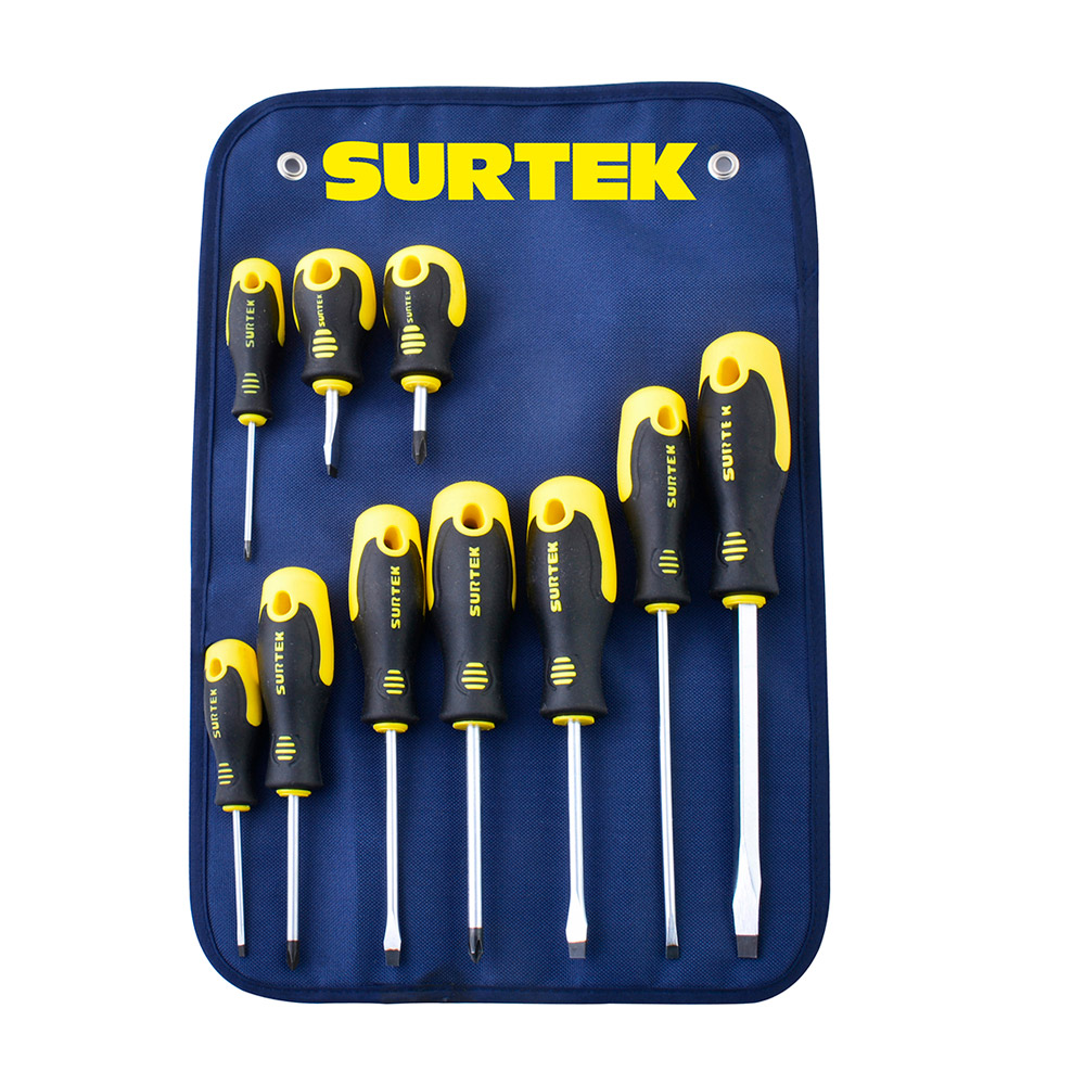 SURTEK JGO 10PZ DESTORNILLADOR S 200