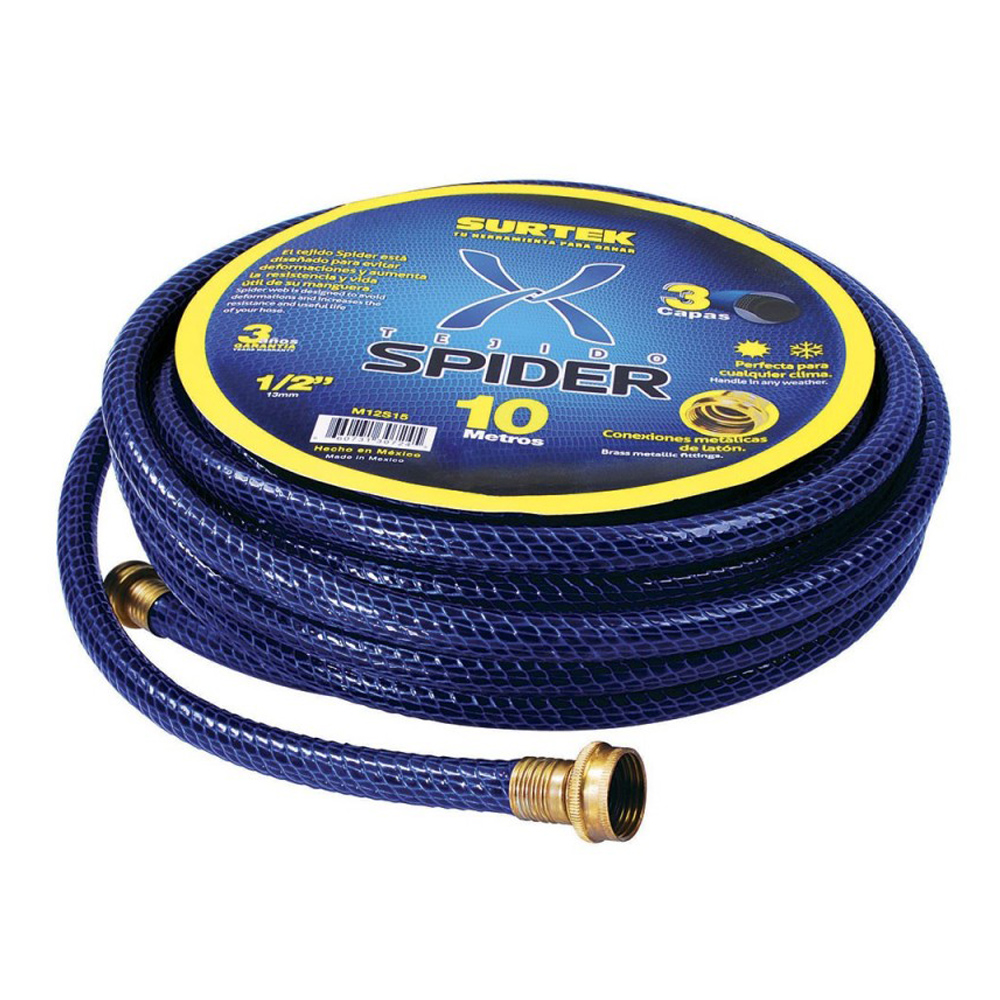 SURTEK MANGUERA SPIDER M34S25 3/4" 25MT CONECTOR METALICO