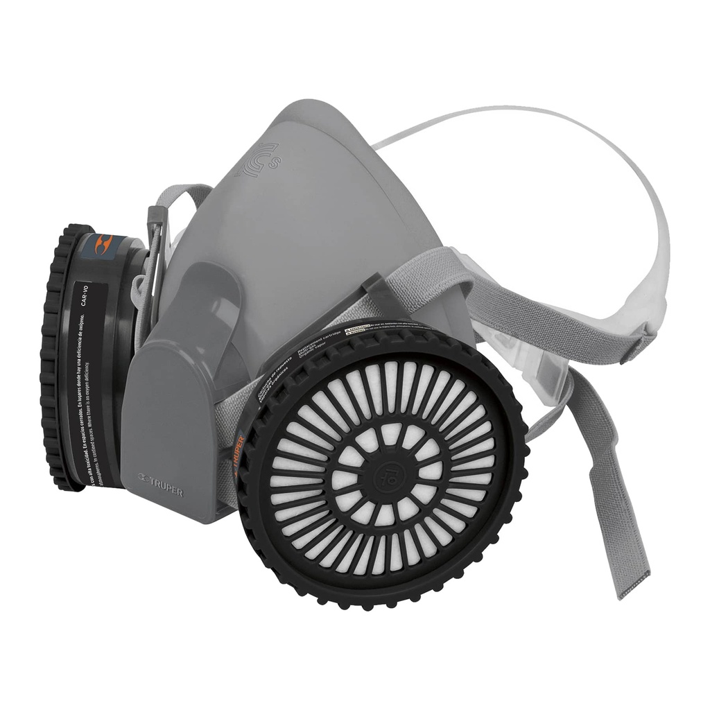 TRUPER RESPIRADOR KIT-RES-PP C/CART P/PINTURA Y PESTICIDA