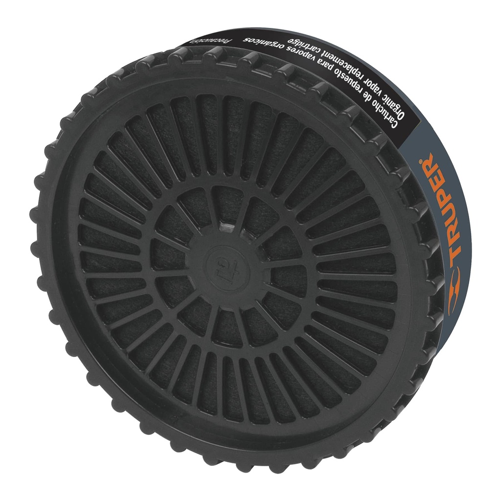 TRUPER CARTUCHO CAR-VO P/RESPIRADOR P/VAPORES ORGANICOS