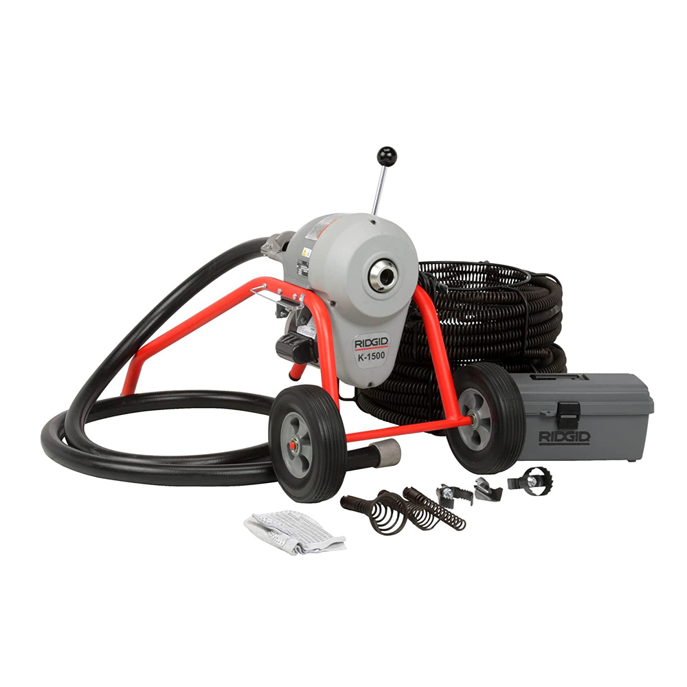 RIDGID DESTAPACAÑO ELECTRICO  2"-8" K-1500B C/CABLE C-11