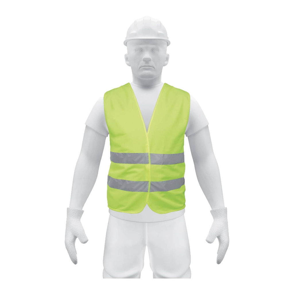 TRUPER CHALECO SEGURIDAD CHS-500V VERDE CINTAS DE 2"