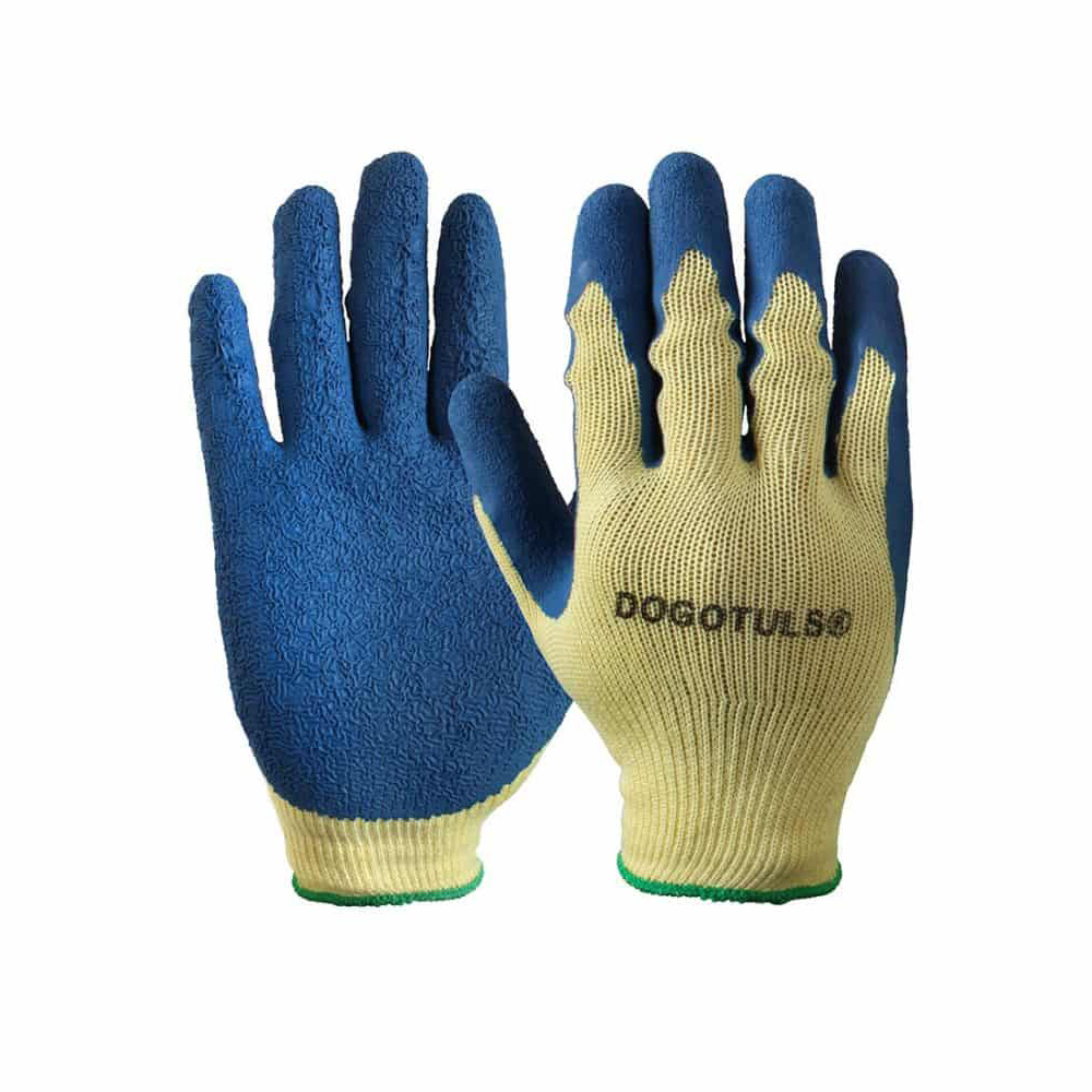 DOGOTULS GUANTE JS3002 C/PALMA CUBIERTO D/LATEX AZUL