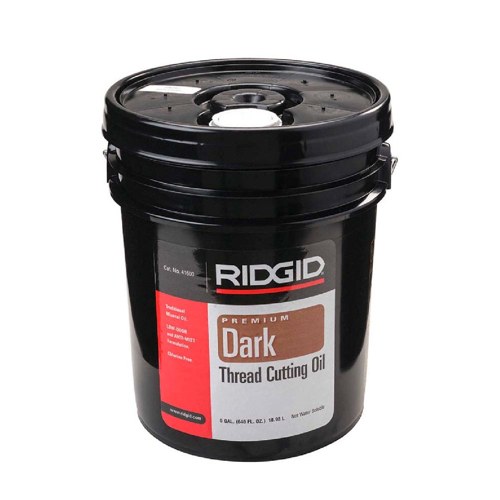 RIDGID ACEITE D/CORTE 41600   5GAL P/ROSCAR DARK