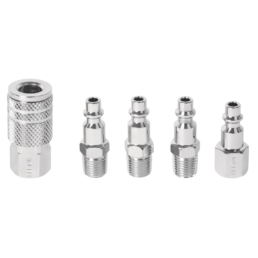 PRETUL JGO CONECTOR Y COPLE   5PZ AC INOX T/F