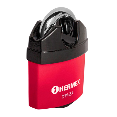 HERMEX CANDADO CHN-65A 65MM HIERRO ALTA SEGURIDAD
