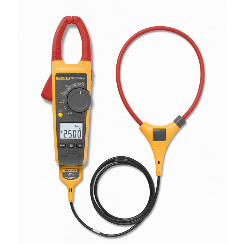 FLUKE AMPERIMETRO DE GCHO 1000A AC/DC HZ FLEX 376