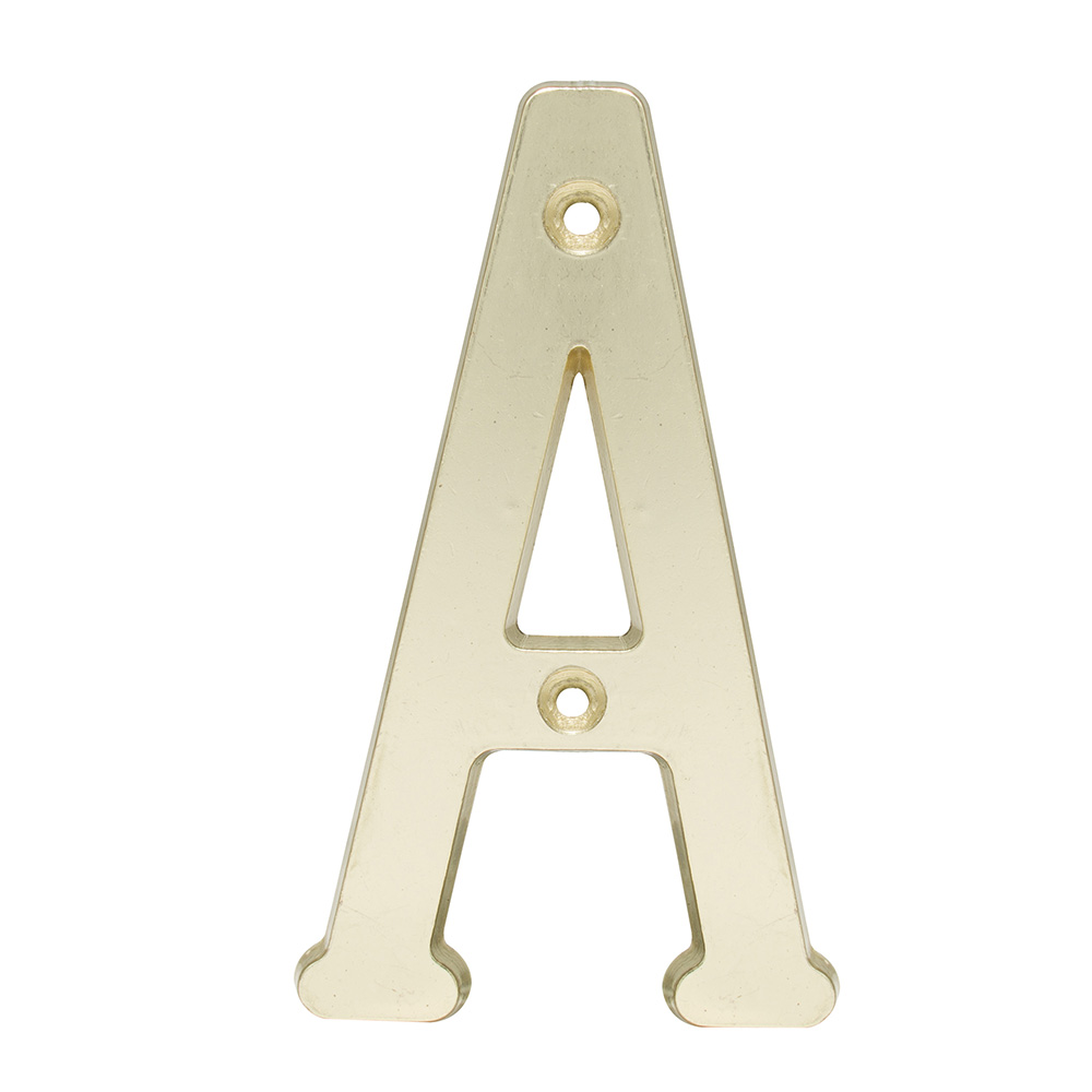 LOCK LETRA A TAMANO 4" LB