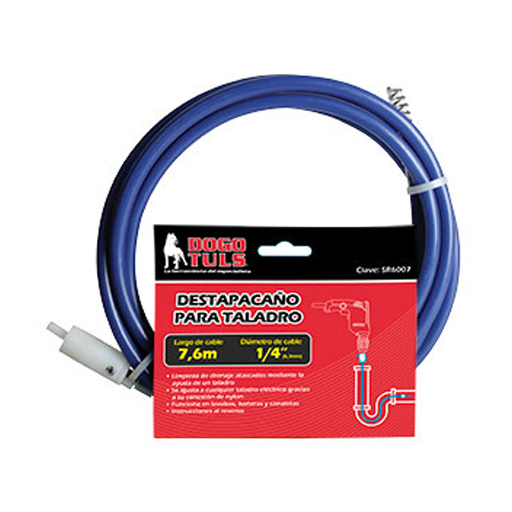 DOGOTULS DESTAPACANO SR6007 1/4" 7.6M P/TALADRO
