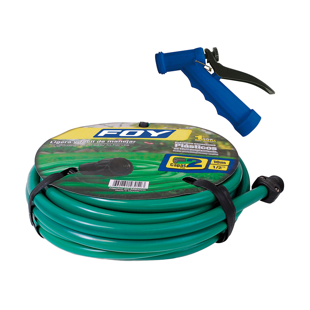 FOY KIT MANGUERA 1/2" Y       PISTOLA PLASTICA M12PIM