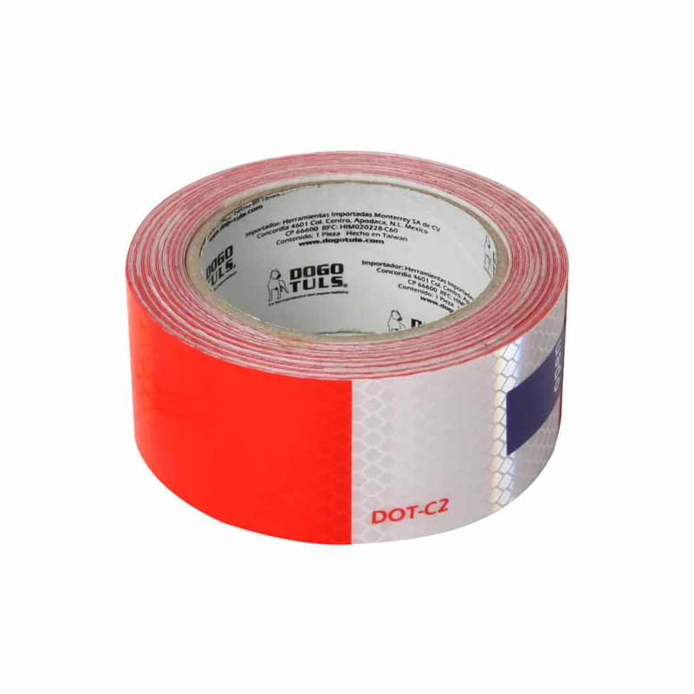 DOGOTULS CINTA IM2011 2X30"  REFLEJANTE 11"ROJO 7" BLANCO