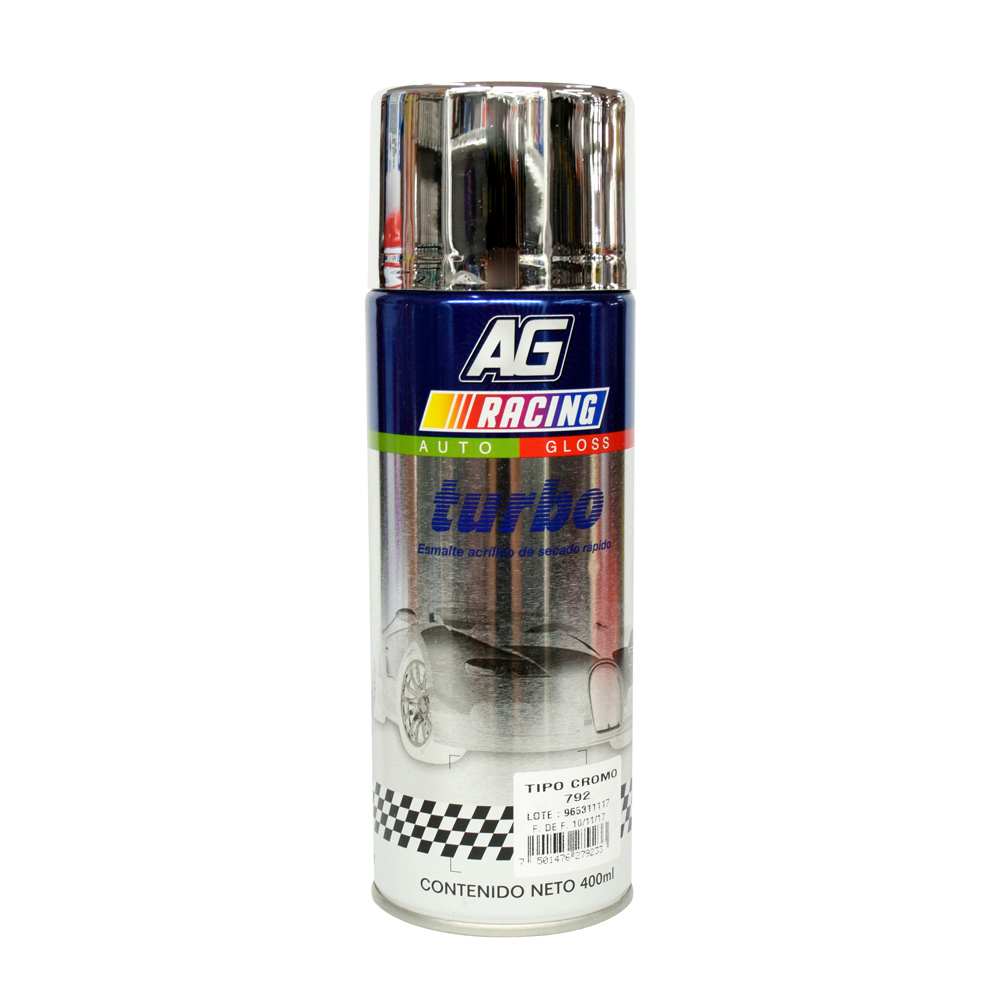 TURBO PINTURA AEROSOL TIPO CROMO 400ML AT79205