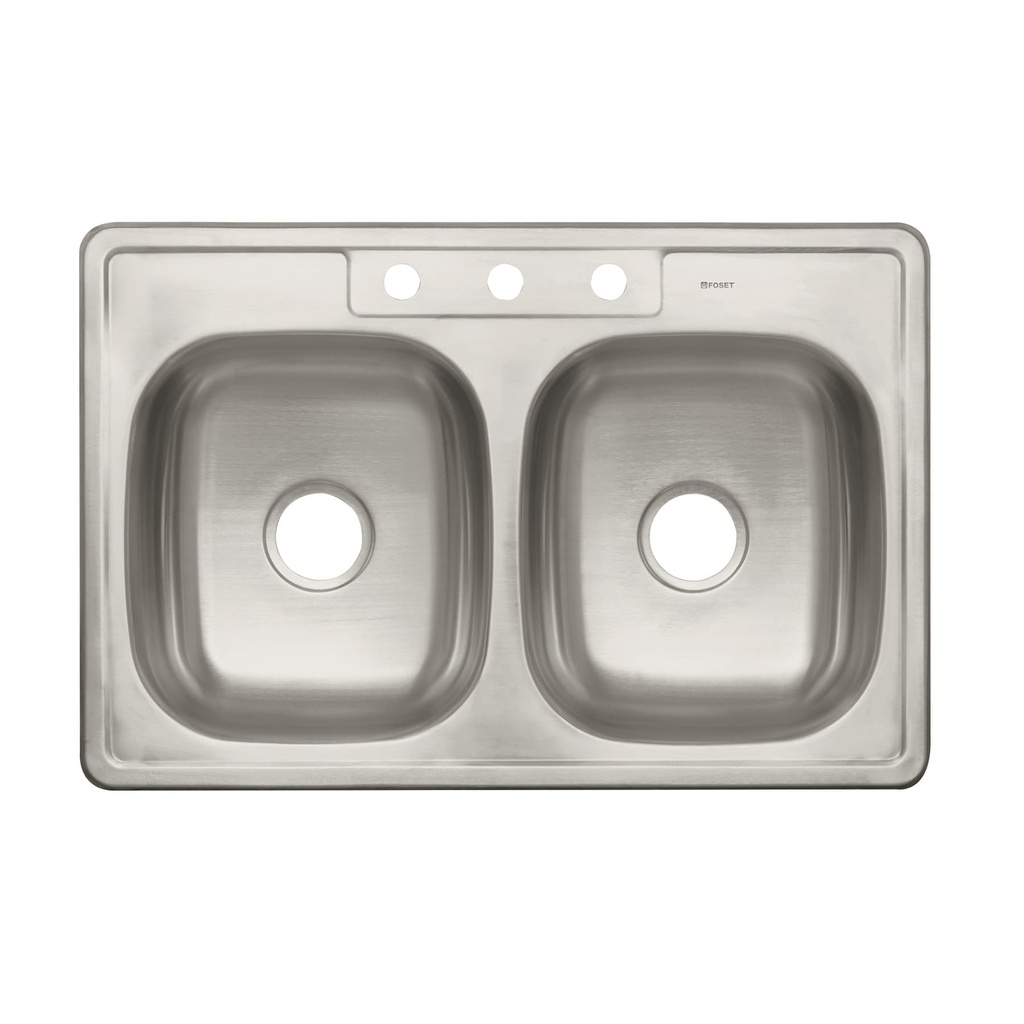 FOSET TARJA 2PILAS 86X56      X15CM INOX EMP TA-842T