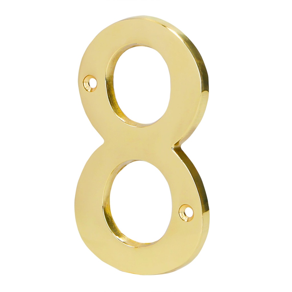 HERMEX NUMERO NUCH-8 4" NO 8 LATON SOLIDO