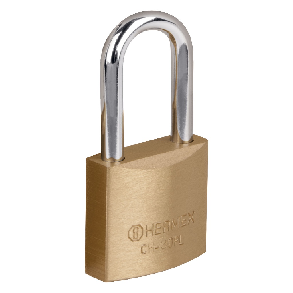 HERMEX CANDADO DE HIERRO LATONGANCHO LARGO CH-30PL