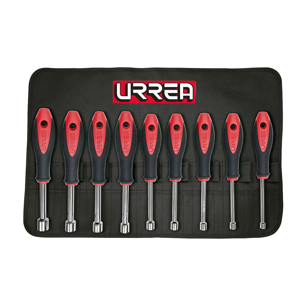 URREA JUEGO 8200M DESTORNILLADOR CAJA METALICA