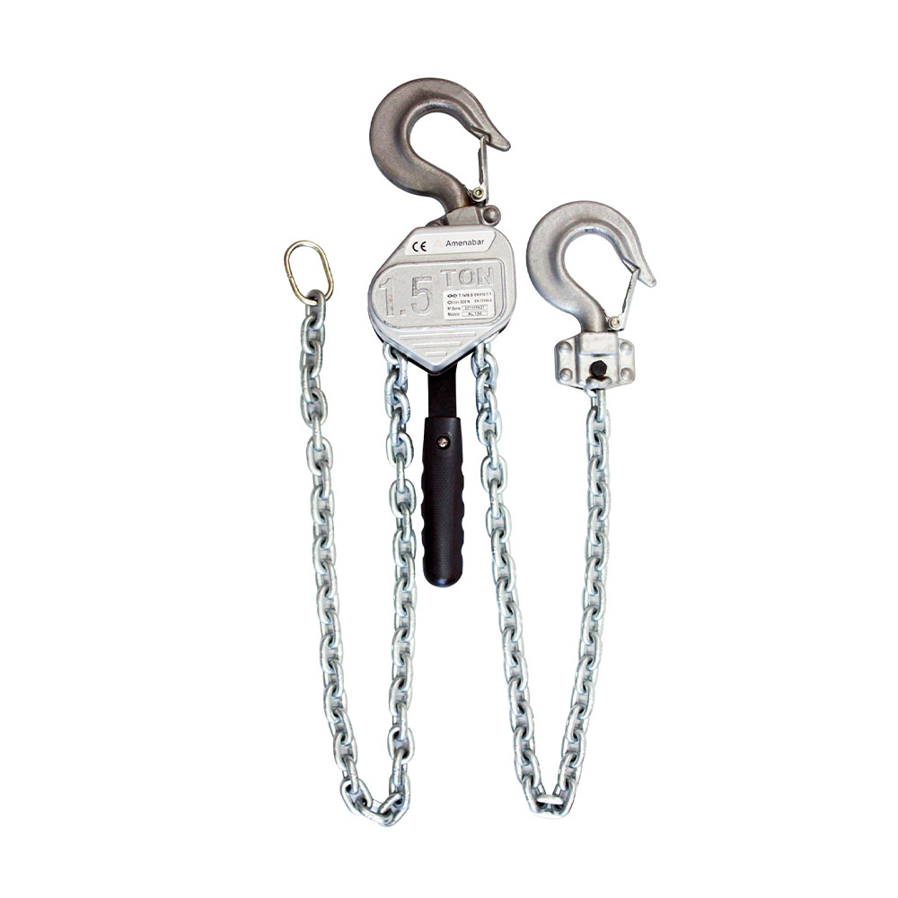 AMENABAR POLIPASTO D/PALANCA  1.5TONX3M 1RAM AL150 ALUM