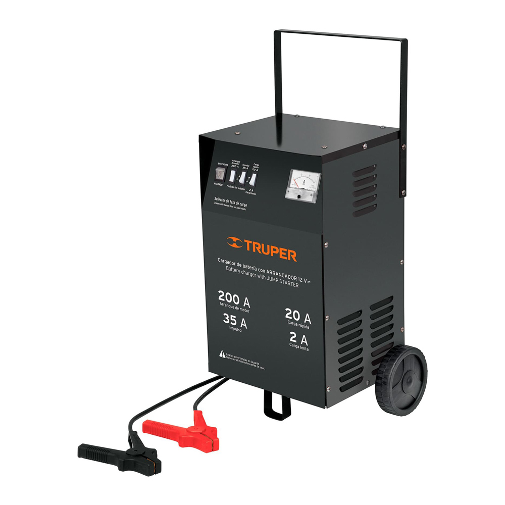 TRUPER CARGADOR BATERIAS CARBA-200 12V 200A