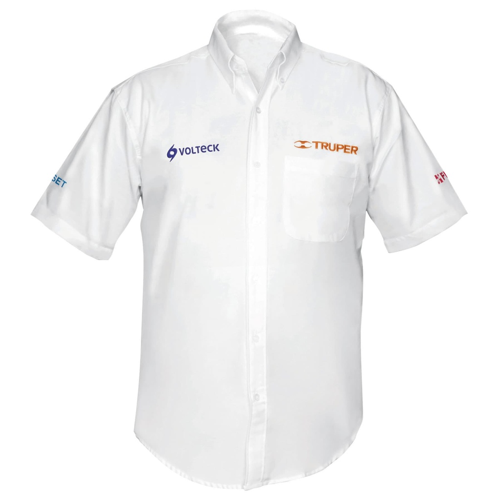 TRUPER CAMISA CAM-BCO-CM M MEZCLILLA MGA CORTA