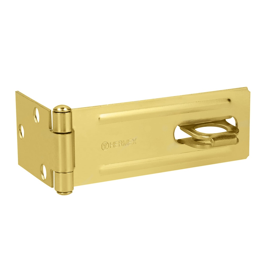 HERMEX PORTACANDADO POCL-450 4 1/2" ACERO LATONADO