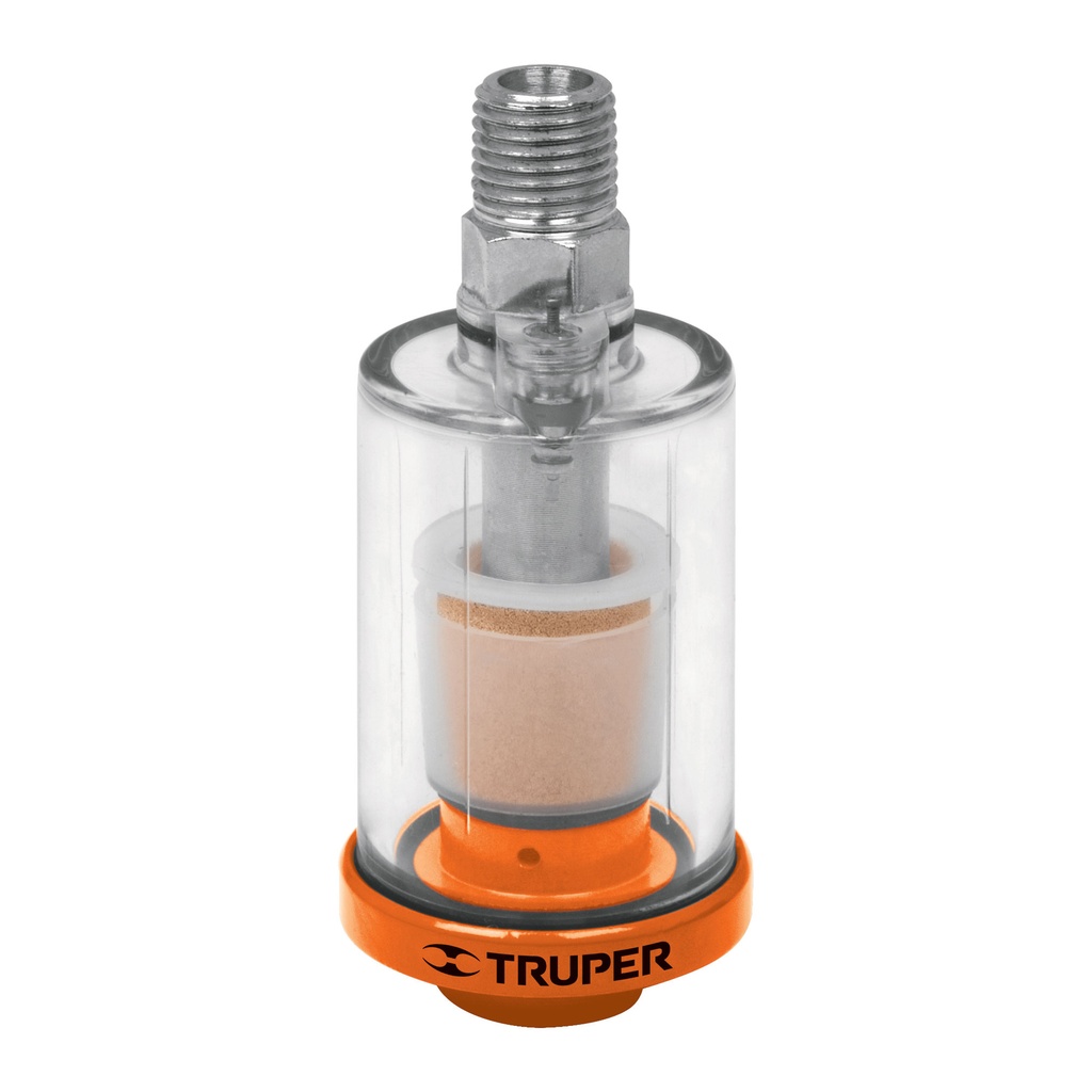 TRUPER FILTRO SEPARADOR AGUA  ACEITE 1/4"NPT 120PSI FISE