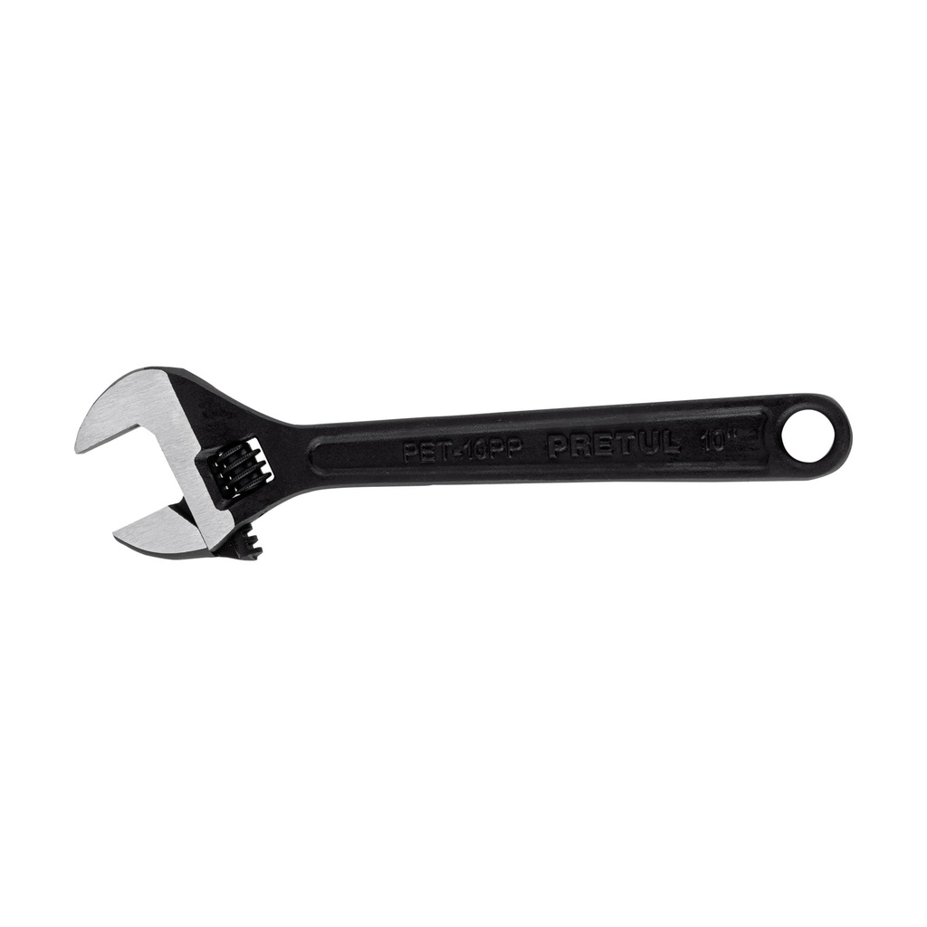 PRETUL LLAVE AJUSTABLE 10" 21824APERTURA 1-1/8" NEGRA