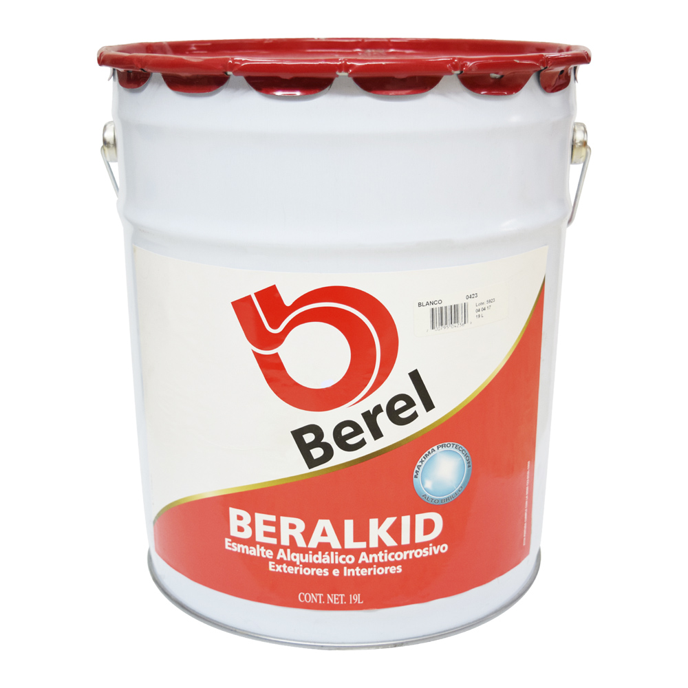 BEREL BERALKID ESMALTE 19LT   BLANCO
