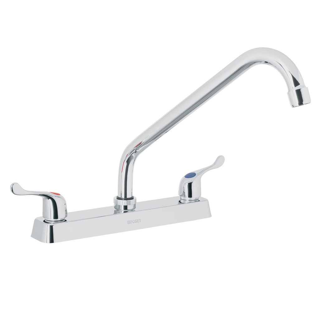 FOSET MEZCLADORA F-318P 8" P/FREGADERO MANERALES PALANCA