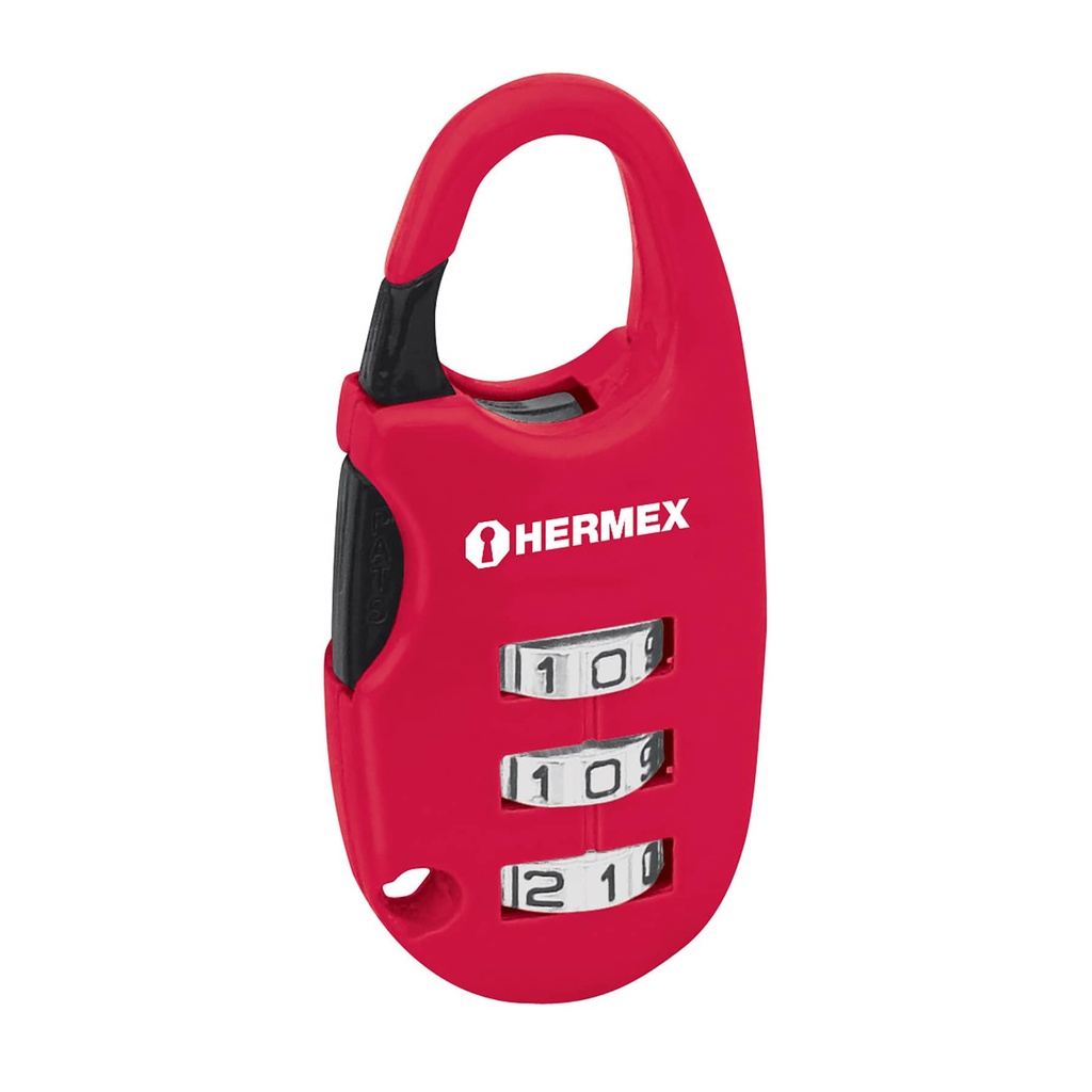 HERMEX CANDADO MALETERO DE    COMBINACION 25MM CMA-3C