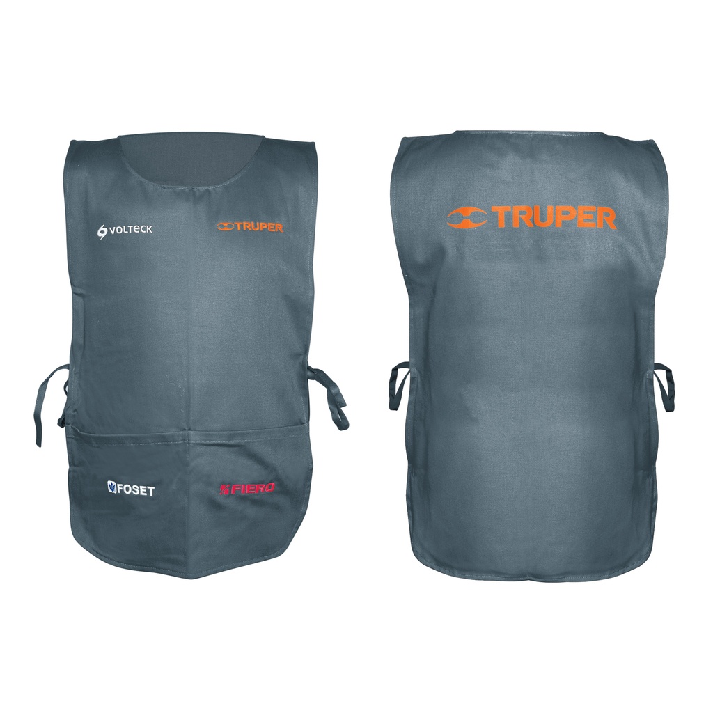 TRUPER MANDIL BORDADO FRENTE  ESTAMP/DORSO MAND