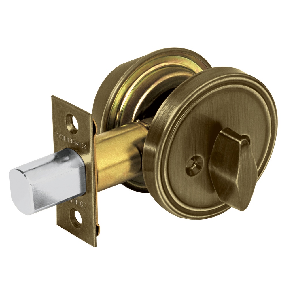 HERMEX CERROJO CERO-21 LLAVE/LLAVE LATON ANTIGUO