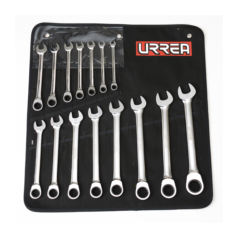 URREA LLAVES COMB C/MATRACA 12PZ 1201CM
