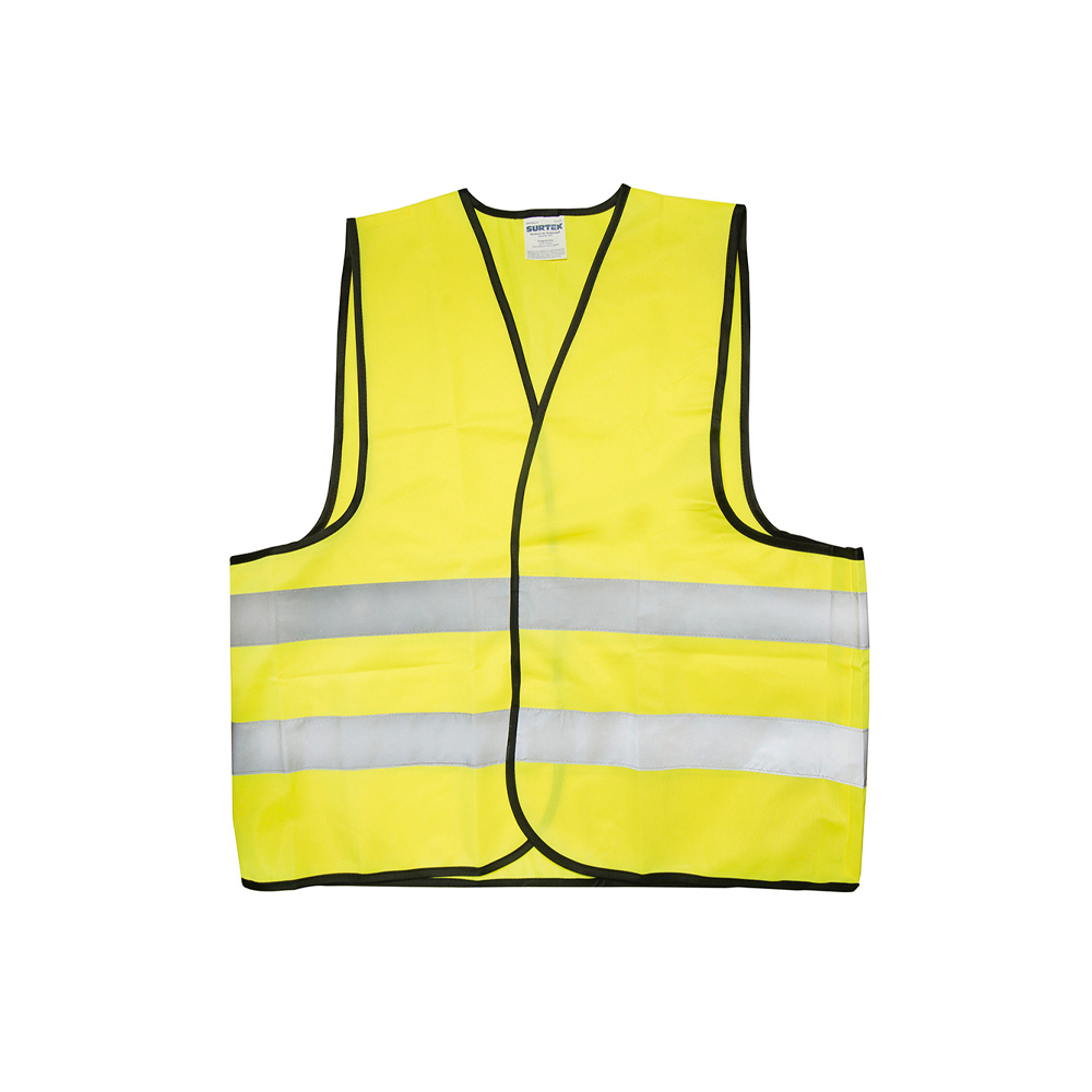SURTEK CHALECO SEG AMARILLO C/REFLEJANTES 137378