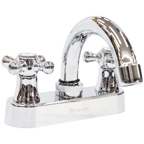 MUNICH MEZCLADORA P/LAVABO    4" CR T/BAR MAN CRUZ ML-1004