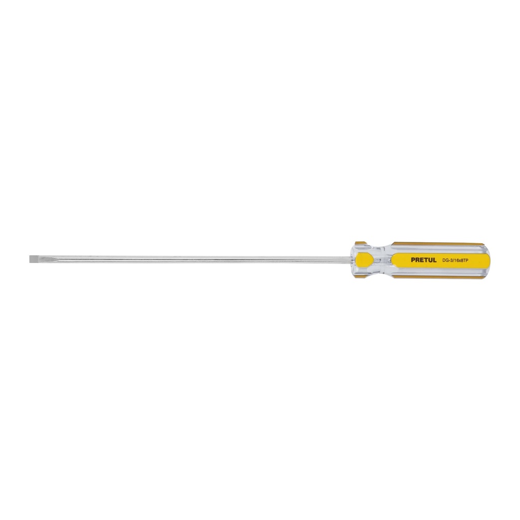 PRETUL DESARMADOR CABINET DG-3/16X8TP MGO PVC