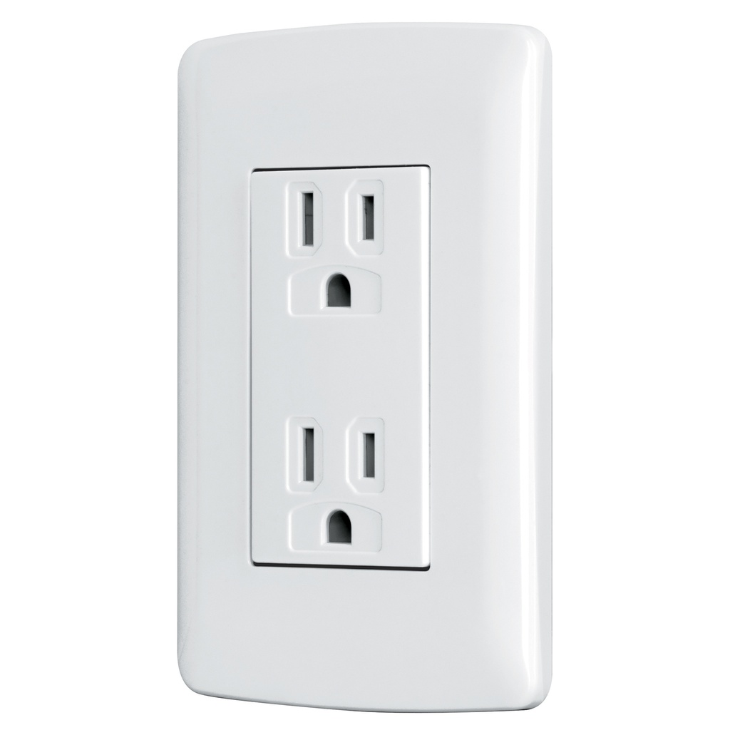 VOLTECH CONTACTO CODO-IB VOLTECH DUPLEX 2 POLOS MAS TIERR