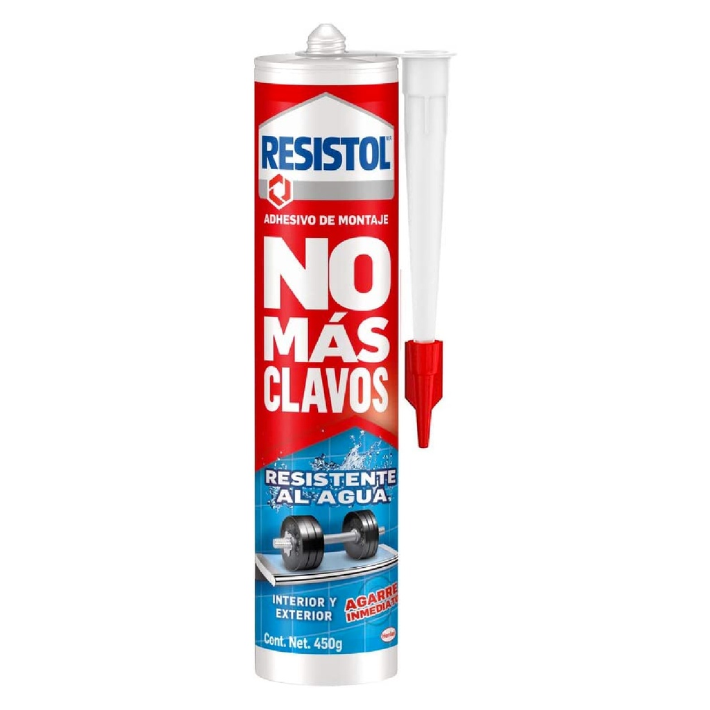 RESISTOL PEGAMENTO NO MAS     CLAVOS 450GR RESISTE AL AGUA