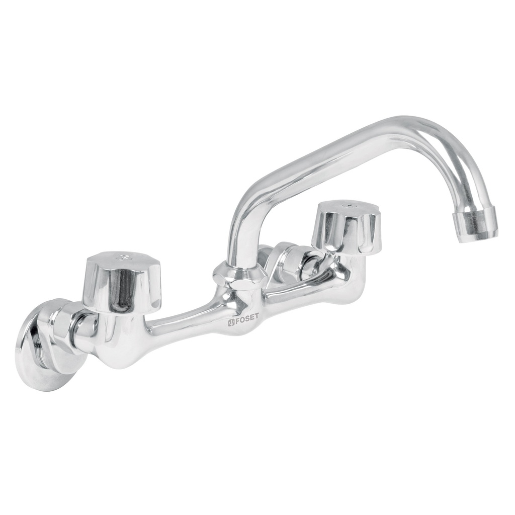 FOSET MEZCLADORA F-409 8" P/FREGADERO CONEXION D/PARED