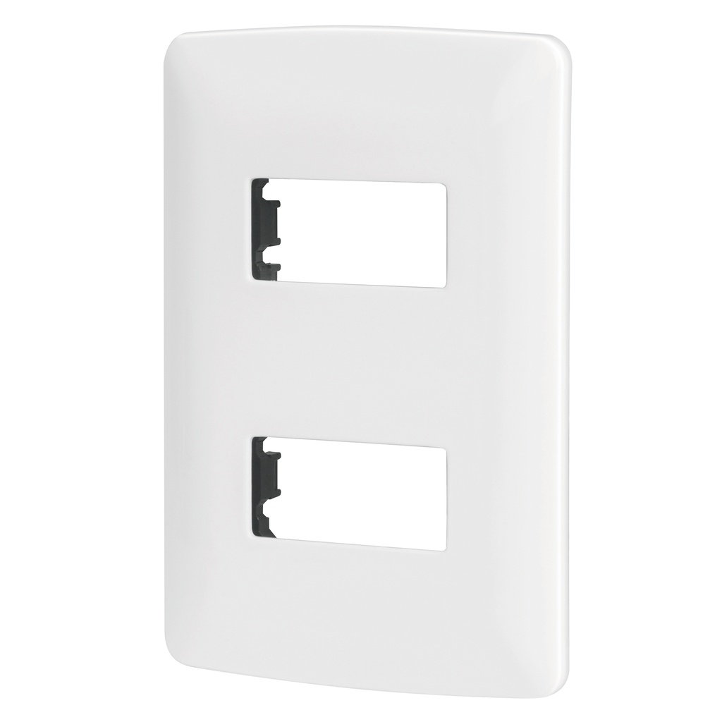 VOLTECH PLACA PPDO-IB VOLTECH D/ABS BLANCA 2 MODULOS