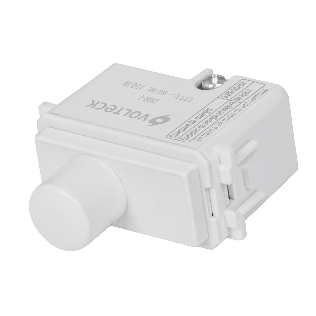 VOLTECH DIMMER DIM-IB VOLTECH GIRATORIO BLANCO