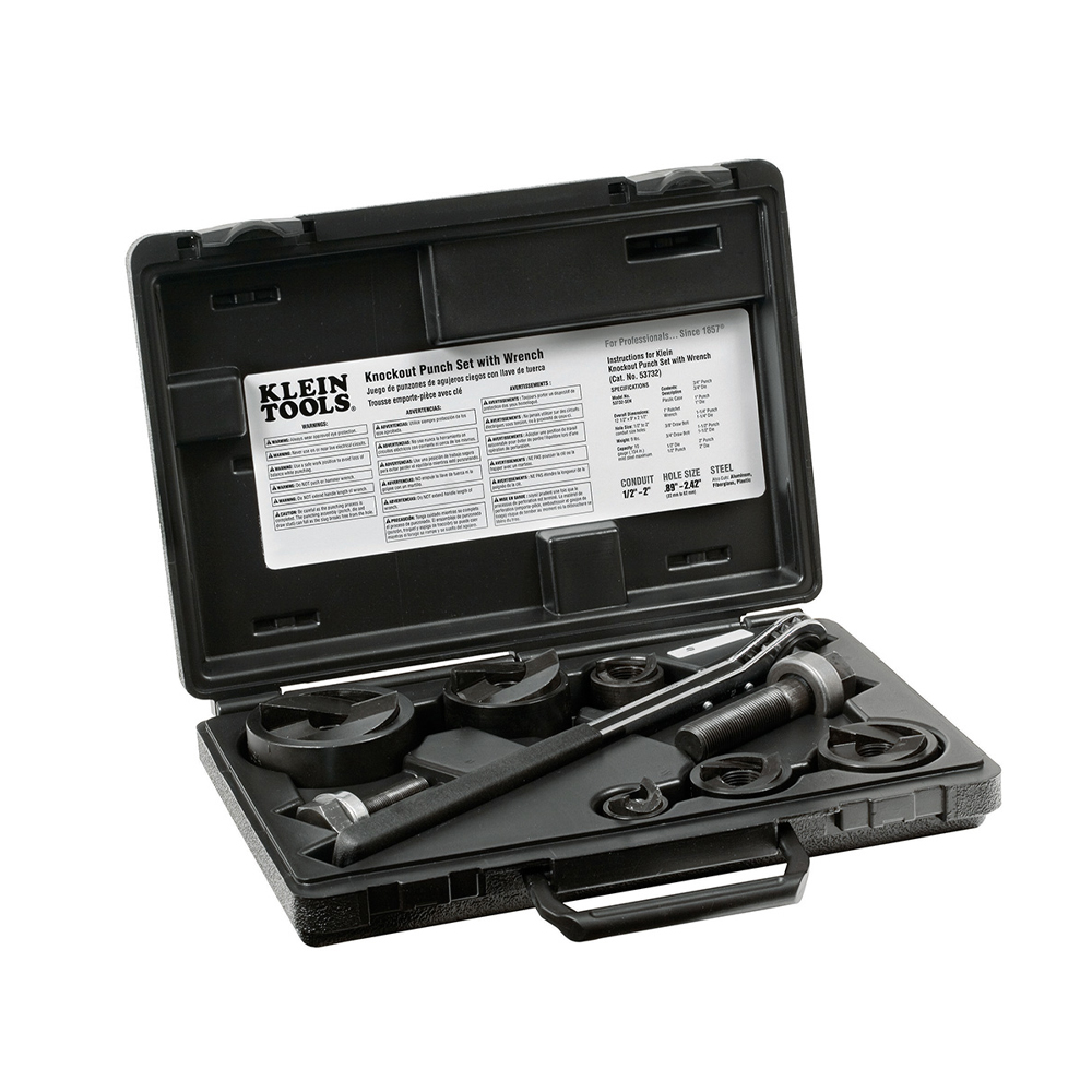 KLEIN TOOLS JG SACABOCADOS 6PZ 1/2"A2"   53732SEN