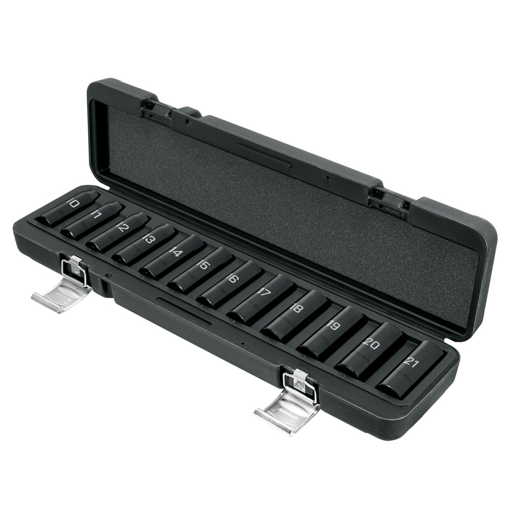 TRUPER JGO DE 12 DADOS LARGOS DE IMP. 1/2" 6PTS JDI-1/2X12ML