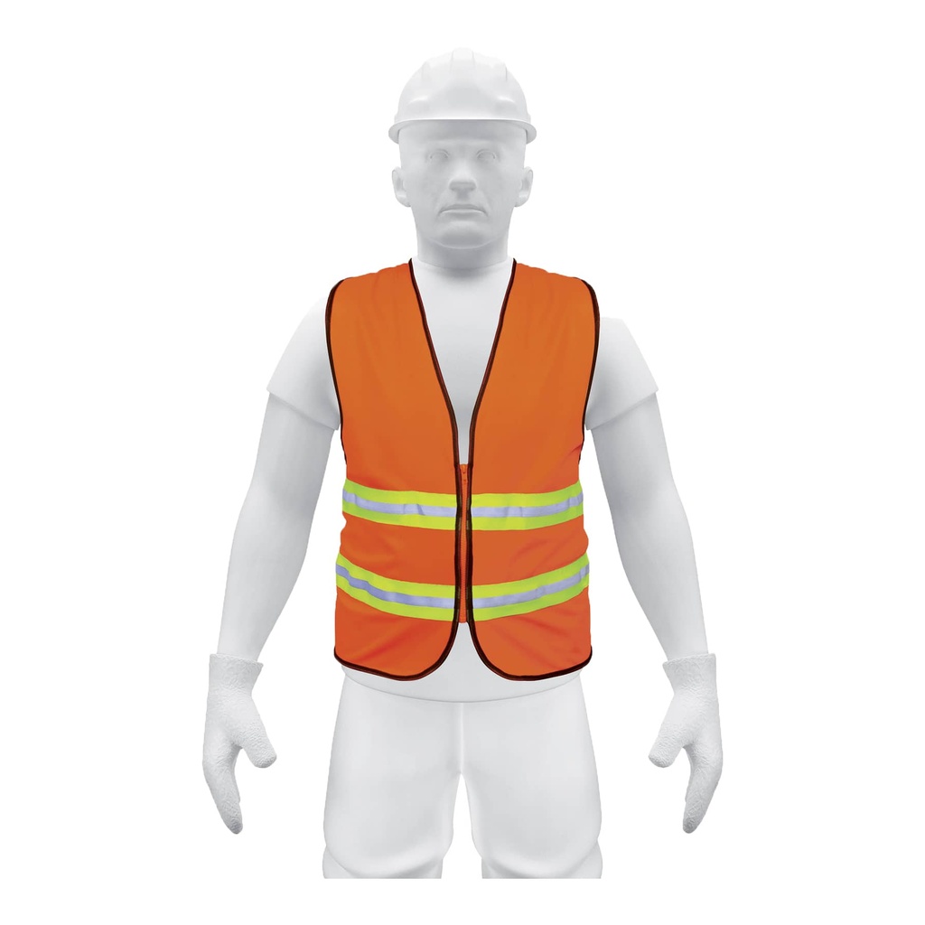 TRUPER CHALECO SEG CHS-600N CINTA DOBDE 3/4 NARANJA