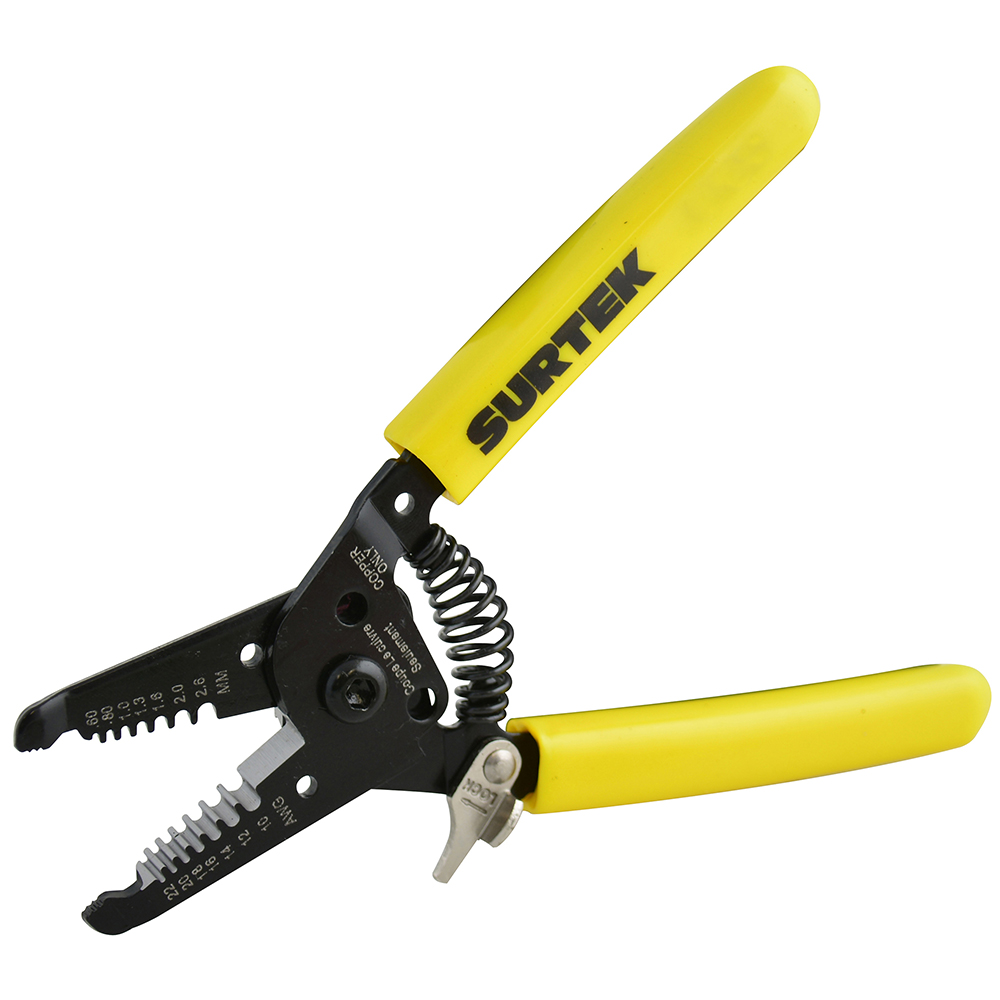 SURTEK PINZA PLC6 6"  PELACABLE 10-26AWG