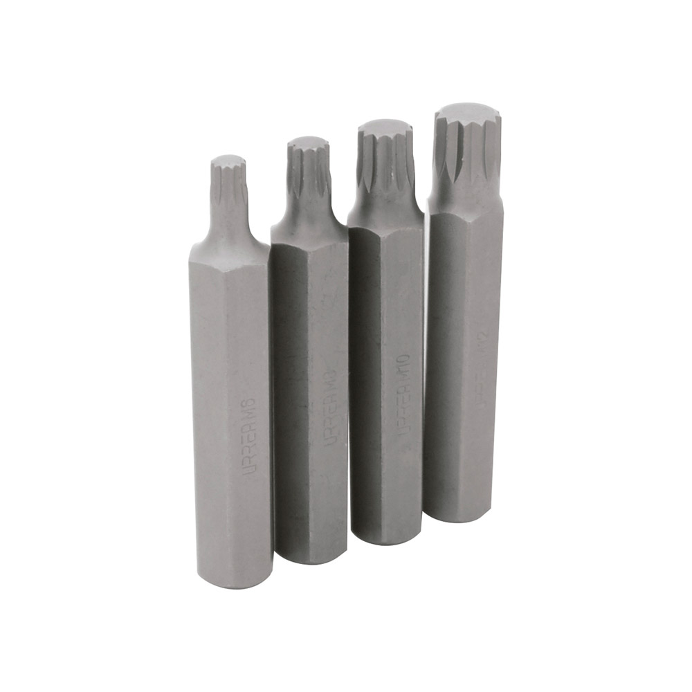 URREA JGO PUNTAS TORX 4PZ     TRIPLE CUADRO J607