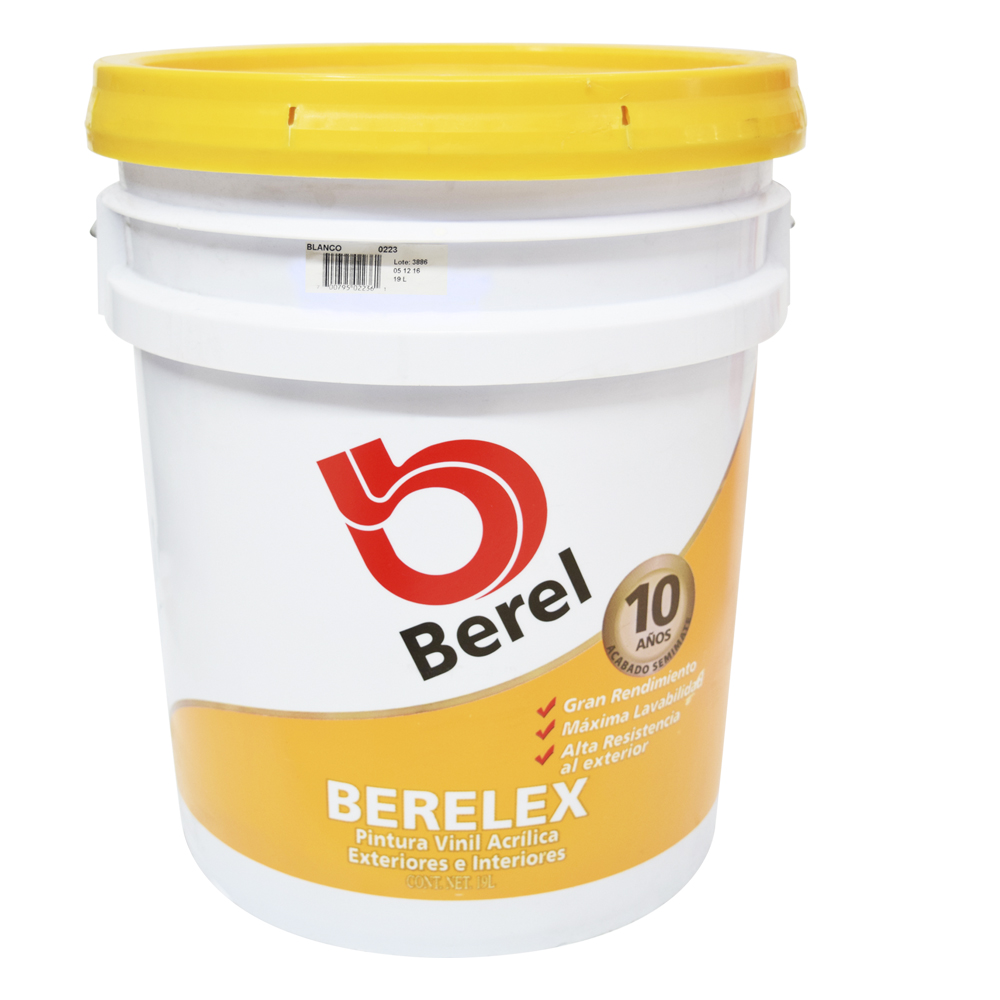 BEREL BERELEX PINTURA         VIN-ACRI 19LT BLANCA