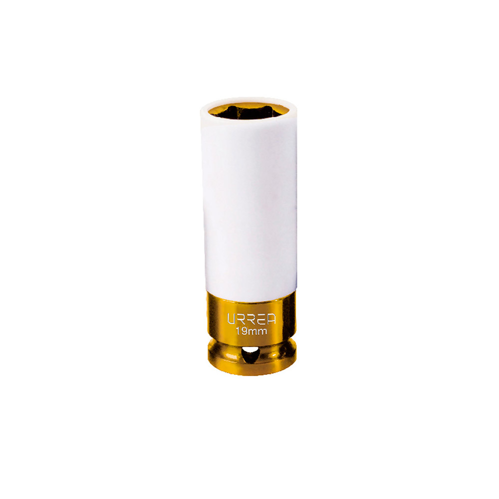 URREA DADO 1/2"X19MM 3/4" 7319MP C/PROTECCION FIJA ORO