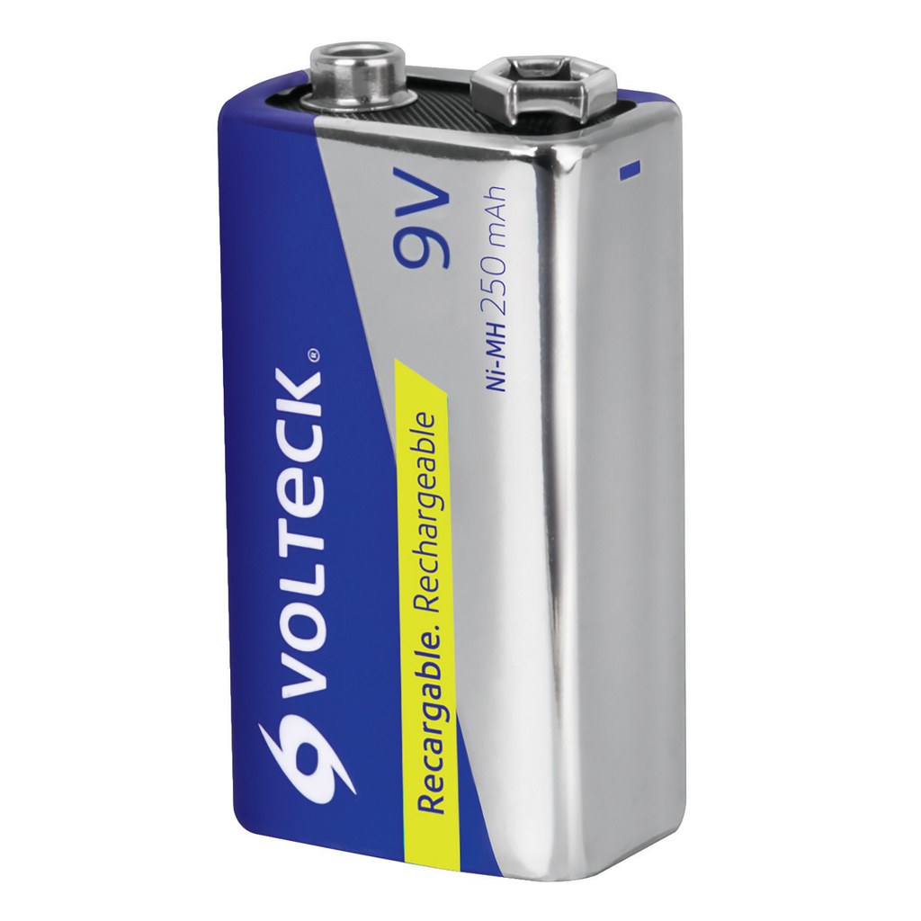 VOLTECH PILA RE-9V2 VOLTECH RECARGABLE 250MAH USO GENERAL