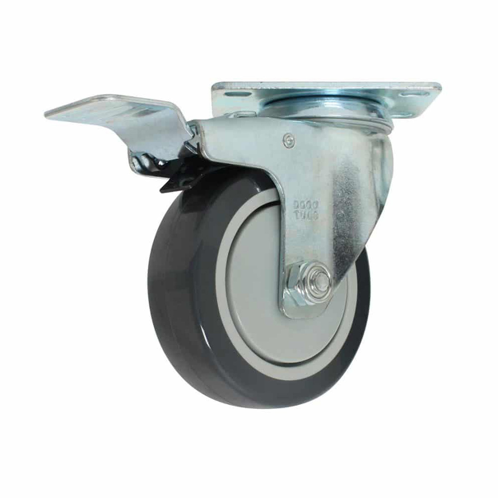 RODAJA GIRATORIA 4"           POLIPROP.Y RDA POLIURETANO C/F